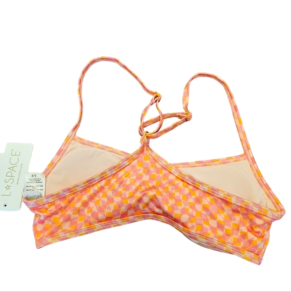 L*space Pamela Bikini Top in Heat Waves NEW - Picture 4 of 5